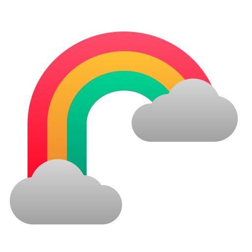 arcobaleno Andinur Flat Gradient icona