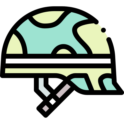 Helmet Detailed Rounded Lineal color icon