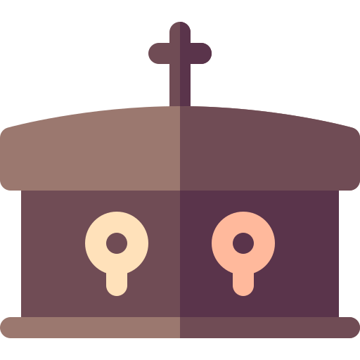 Coffin Basic Rounded Flat icon