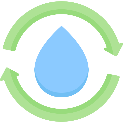 el ciclo del agua Special Flat icono