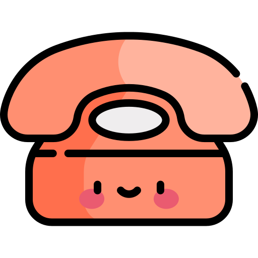 telefon Kawaii Lineal color icon