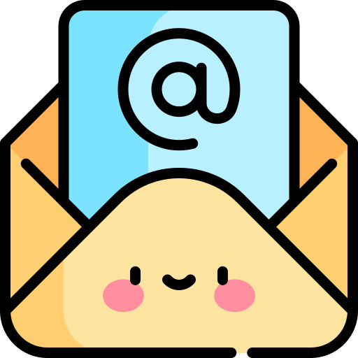 email Kawaii Lineal color icon