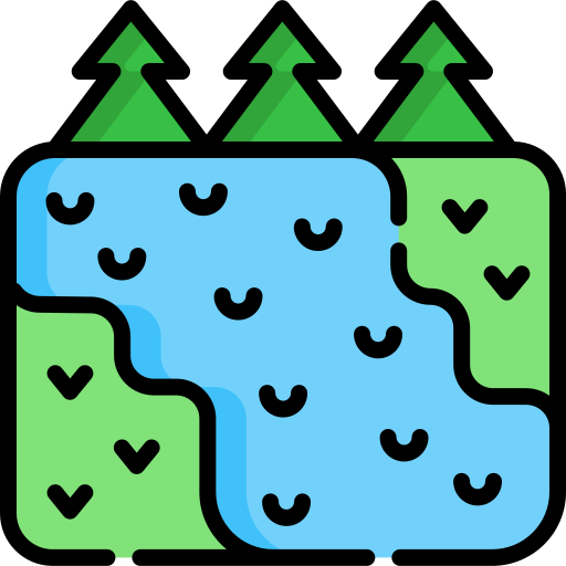 lago Special Lineal color icono