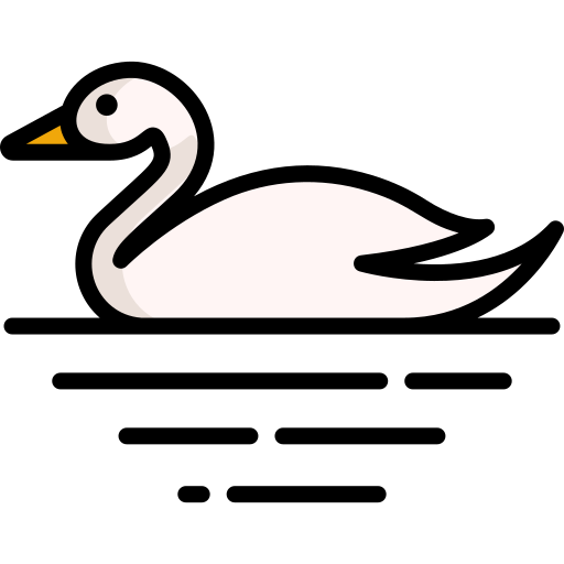 cisne Special Lineal color icono