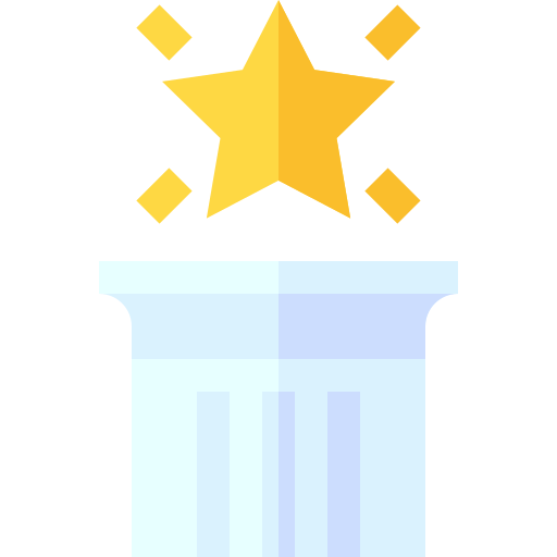 Star Basic Straight Flat icon