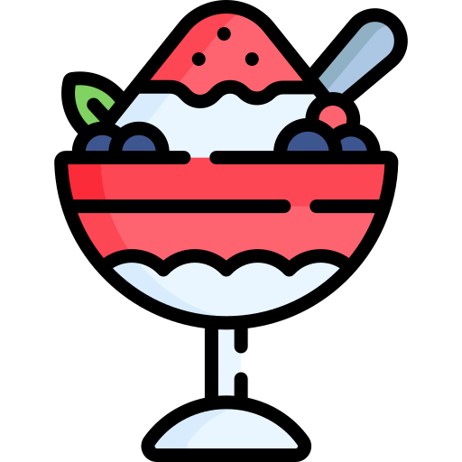 Shaved ice Special Lineal color icon
