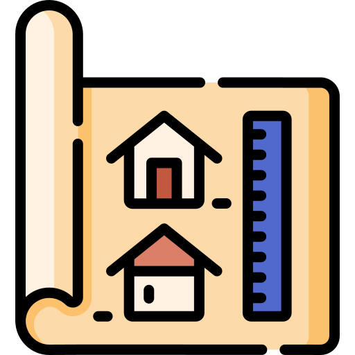 House plan Special Lineal color icon