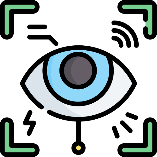 exploración ocular Special Lineal color icono