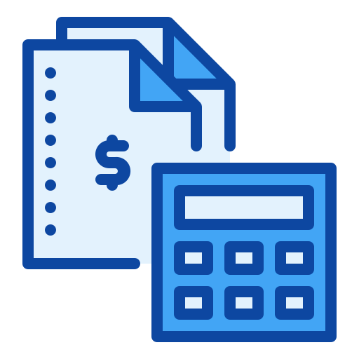 comptabilité Generic Blue Icône