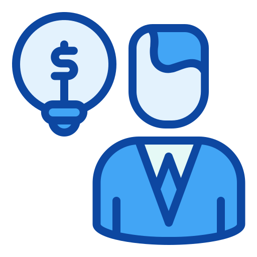 ondernemer Generic Blue icoon