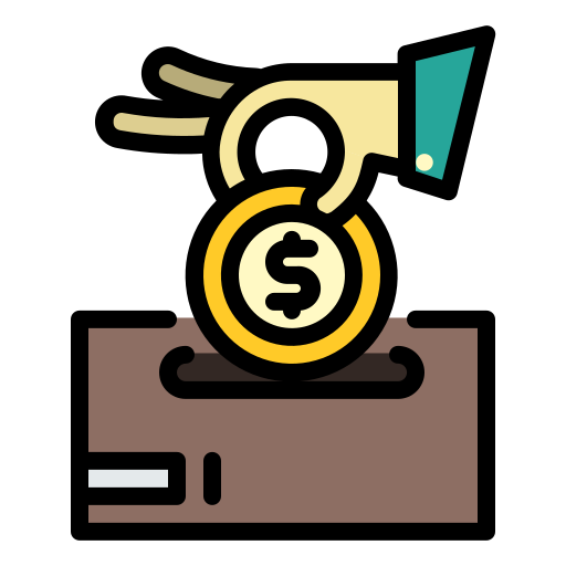 fundraise Generic Outline Color icon