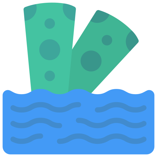 flujo de fondos Juicy Fish Flat icono