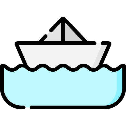 Paper ship Special Lineal color icon
