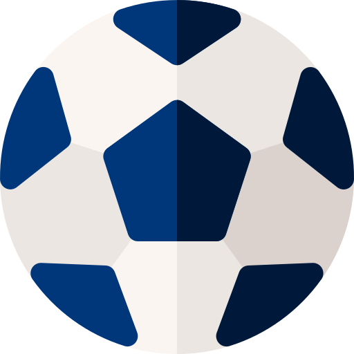 ballon de football Basic Rounded Flat Icône