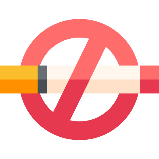proibido fumar Basic Straight Flat Ícone