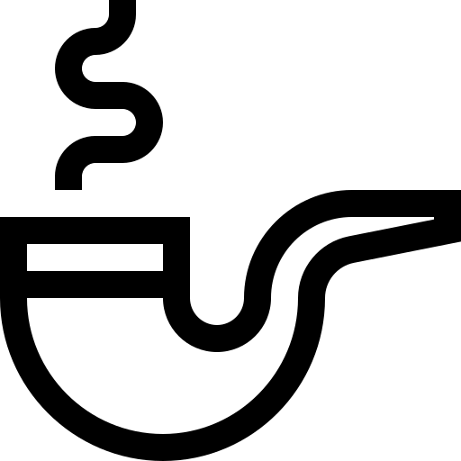 tubo de humo Basic Straight Lineal icono