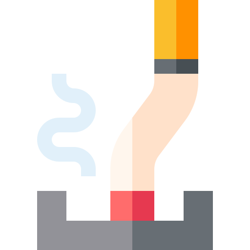 Quit smoking Basic Straight Flat icon