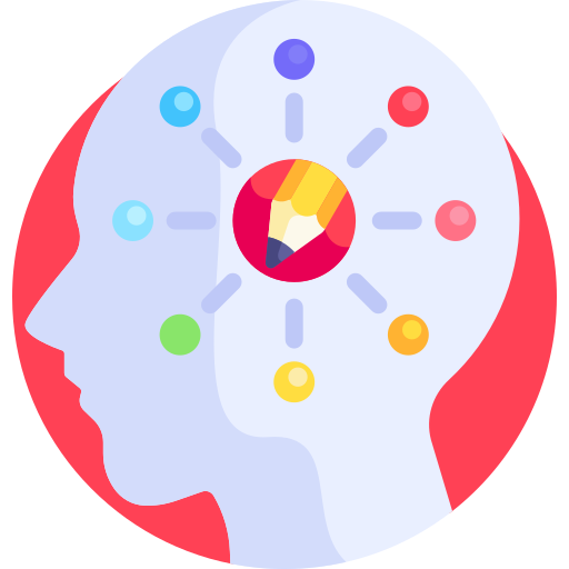 mind mapping Detailed Flat Circular Flat icon