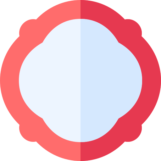 cadre Basic Rounded Flat Icône