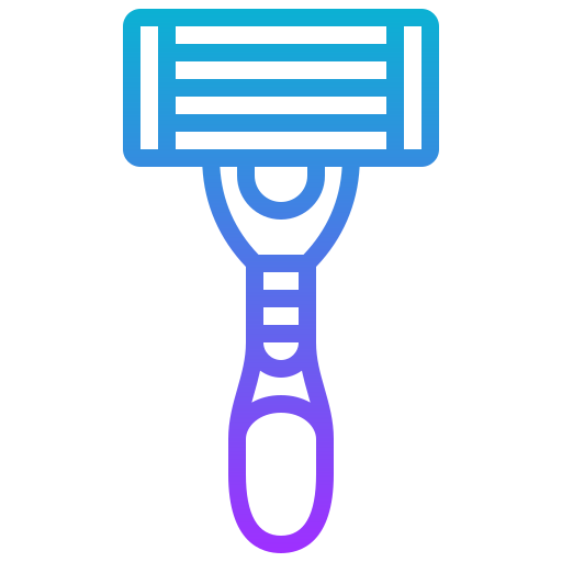 maquinilla de afeitar Meticulous Gradient icono
