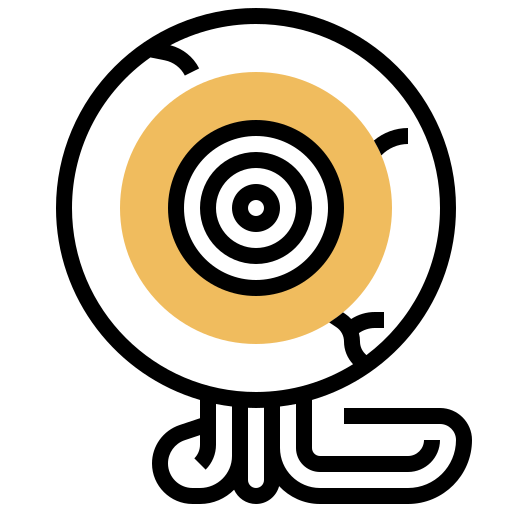 globo ocular Meticulous Yellow shadow icono