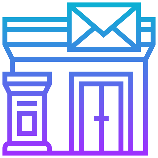 郵便局 Meticulous Gradient icon