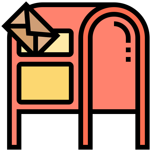 Mailbox Meticulous Lineal Color icon