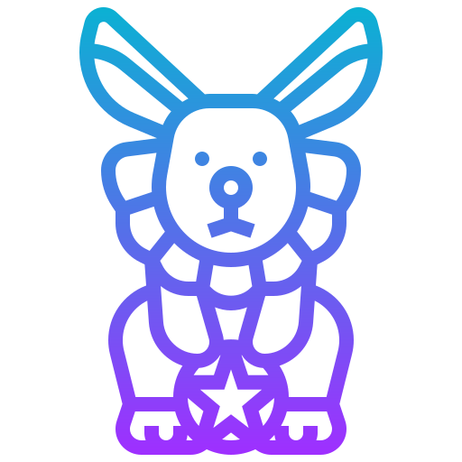 lapin Meticulous Gradient Icône