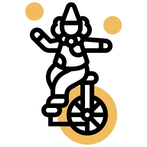 Unicycle Meticulous Yellow shadow icon