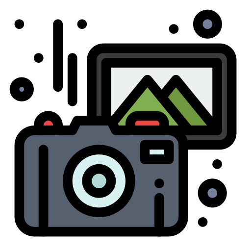 カメラ Flatart Icons Lineal Color icon