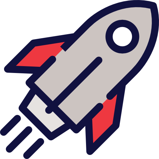 lanzamiento de cohete Special Lineal color icono