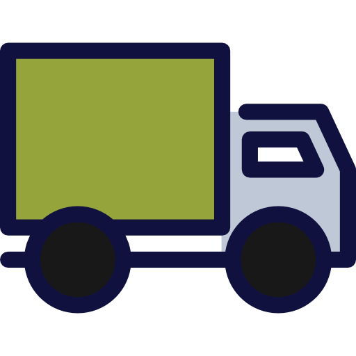 camión de reparto Special Lineal color icono