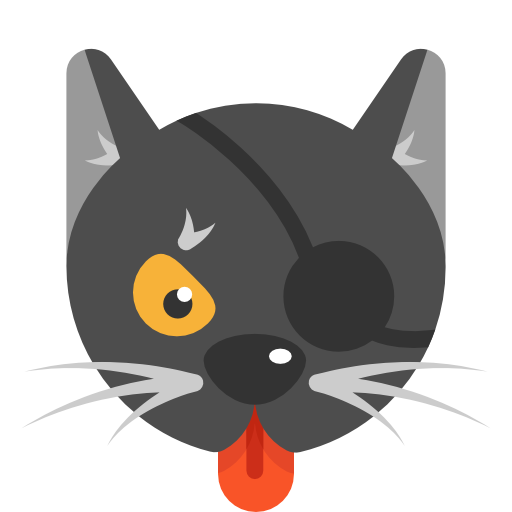 Black cat Special Flat icon