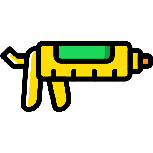 Caulk gun Basic Miscellany Yellow icon