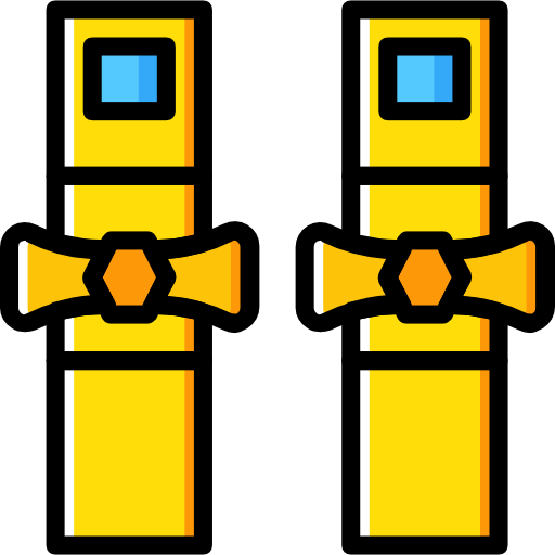 Gas pipe Basic Miscellany Yellow icon