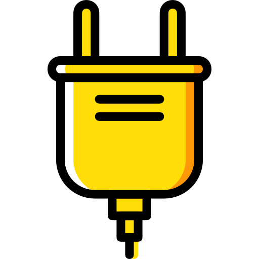 Plug Basic Miscellany Yellow icon