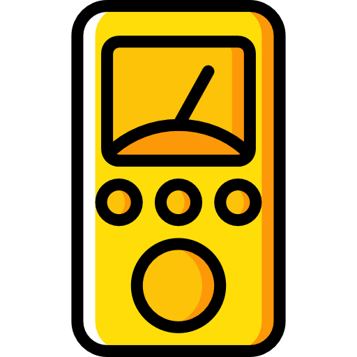 voltmeter Basic Miscellany Yellow icon