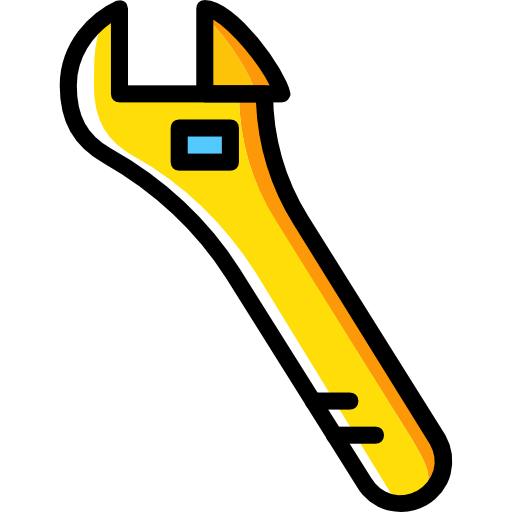 Wrench Basic Miscellany Yellow icon