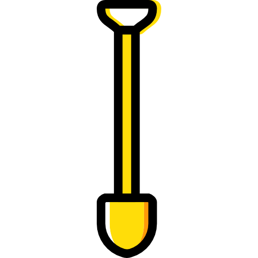 Shovel Basic Miscellany Yellow icon