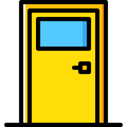 Door Basic Miscellany Yellow icon