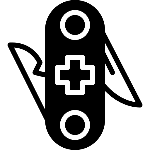 Swiss army knife Basic Miscellany Fill icon