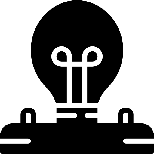 Light bulb Basic Miscellany Fill icon