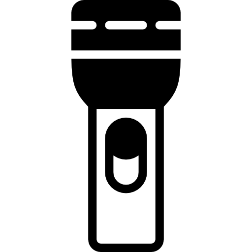 lampe de poche Basic Miscellany Fill Icône