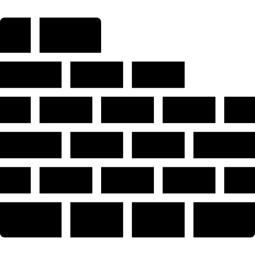 pared de ladrillo Basic Miscellany Fill icono