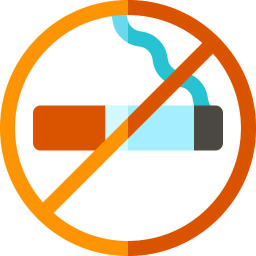 No smoking Basic Rounded Flat icon
