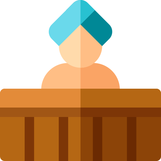 sauna Basic Rounded Flat icoon