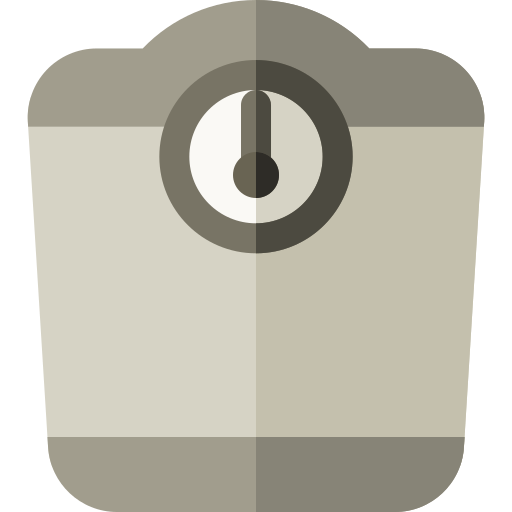 escala de peso Basic Rounded Flat icono