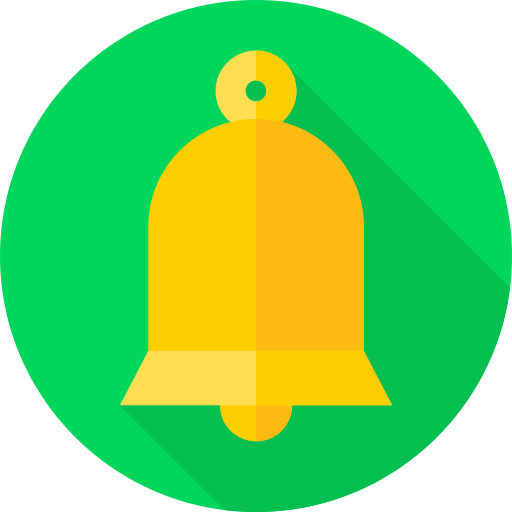 Bell Flat Circular Flat icon