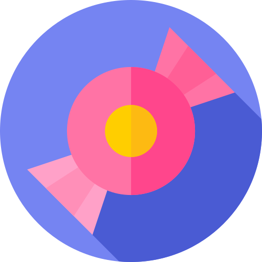 あめ Flat Circular Flat icon