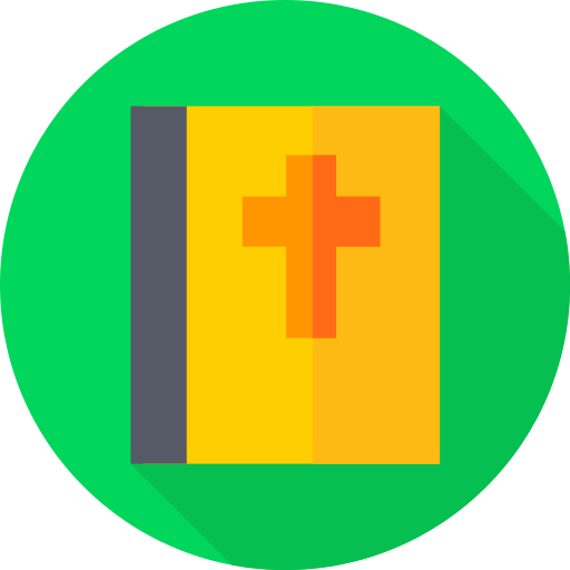 Bible Flat Circular Flat icon